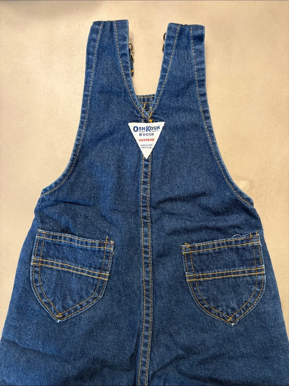 OshKosh B'gosh Classic Blue Denim Adjustable Overalls